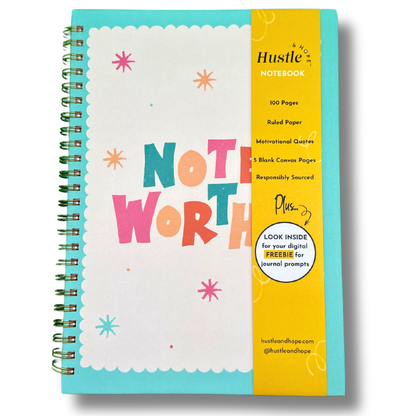 Hustle & Hope - Noteworthy Colorful Notebook