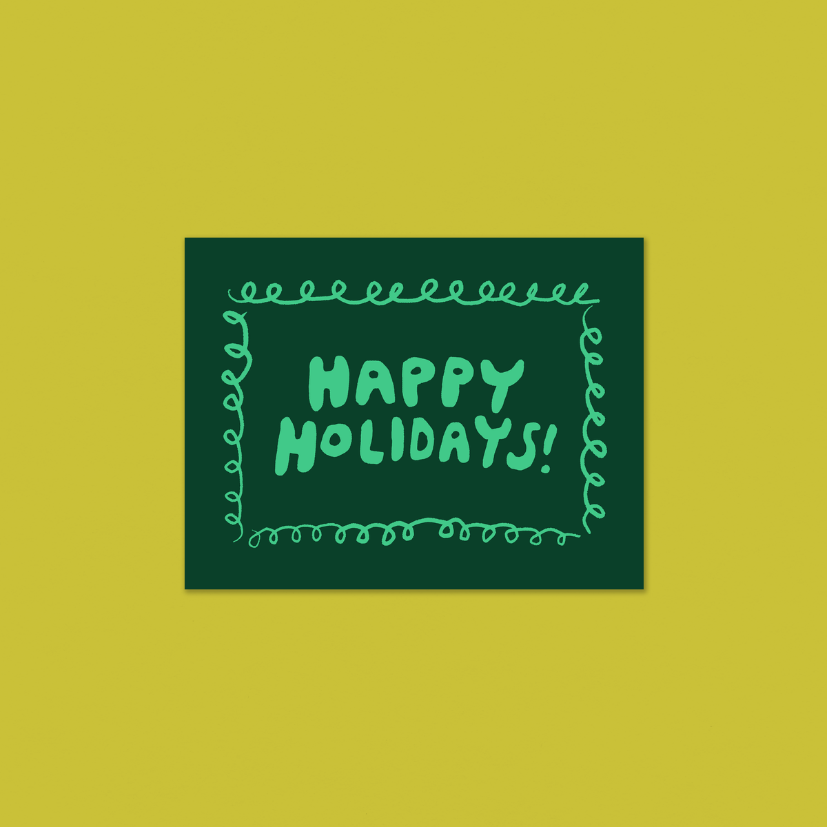 Gab Art & Design - Happy holidays no. 1 - greeting card