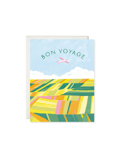 Karen Schipper - Bon Voyage Fields - Timeless Congratulations Card