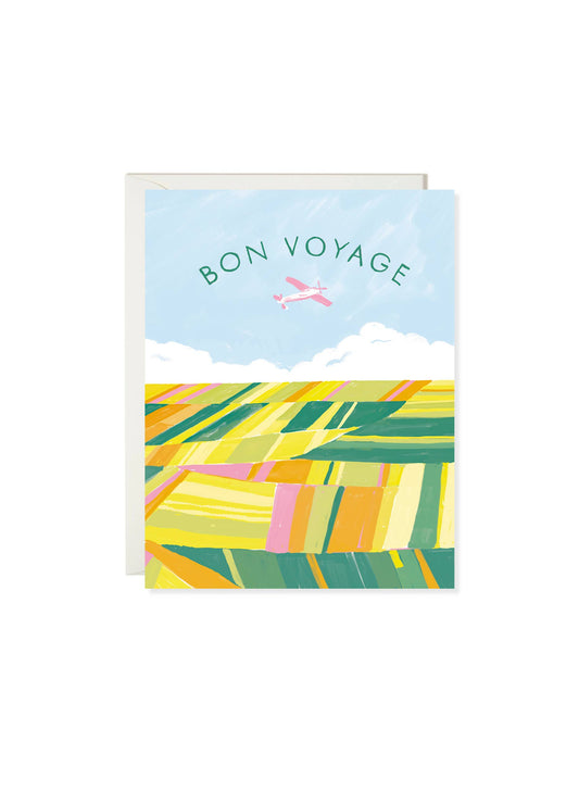 Karen Schipper - Bon Voyage Fields - Timeless Congratulations Card