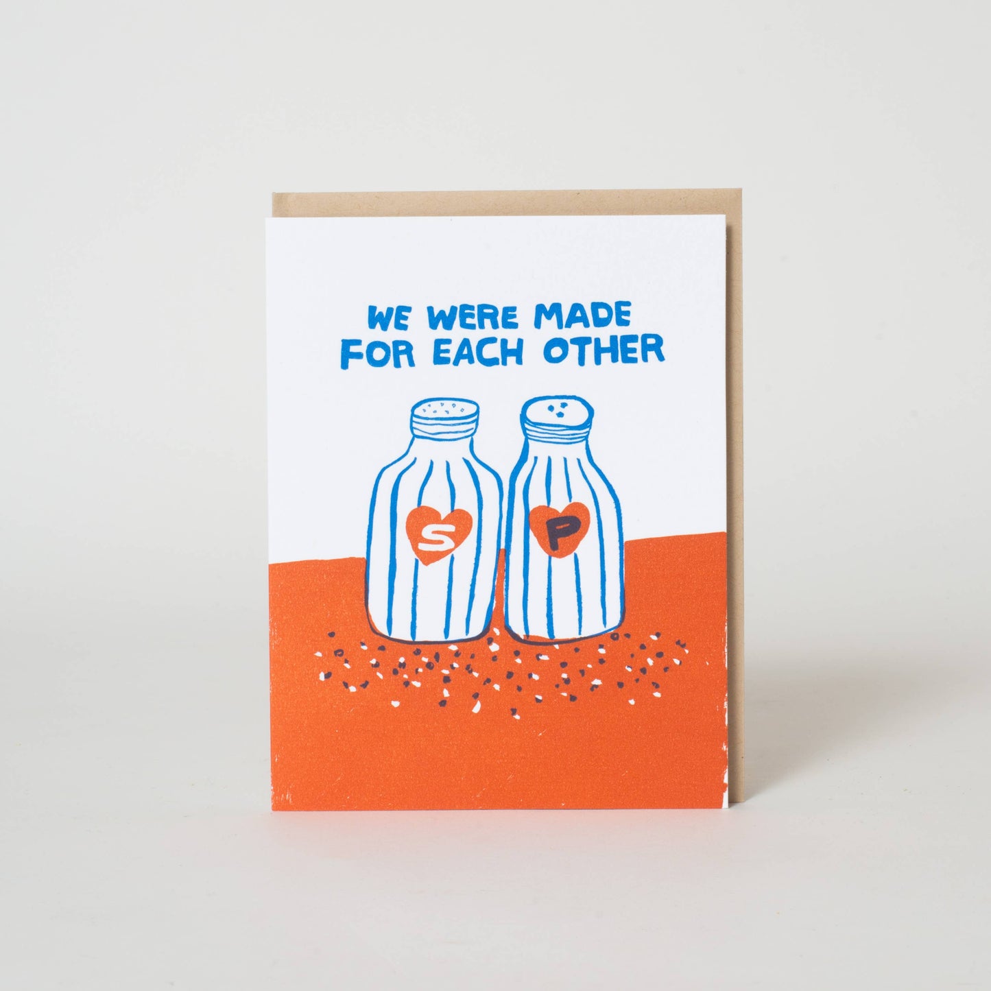 Egg Press - Salt & Pepper Love Letterpress Card