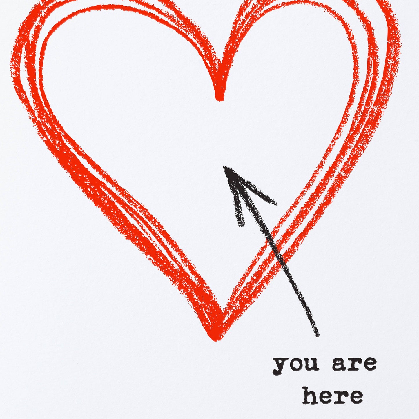 Sweet Bippy Press - You Are Here Greeting Card