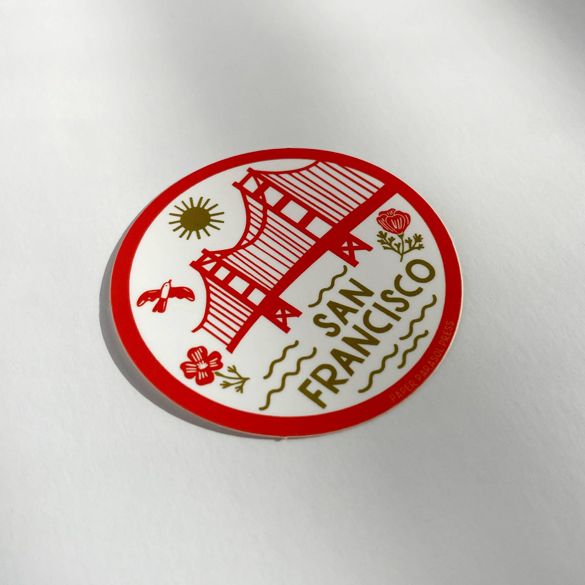 Paper Parasol Press - San Francisco Icons Sticker