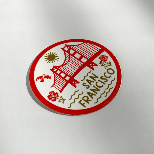Paper Parasol Press - San Francisco Icons Sticker
