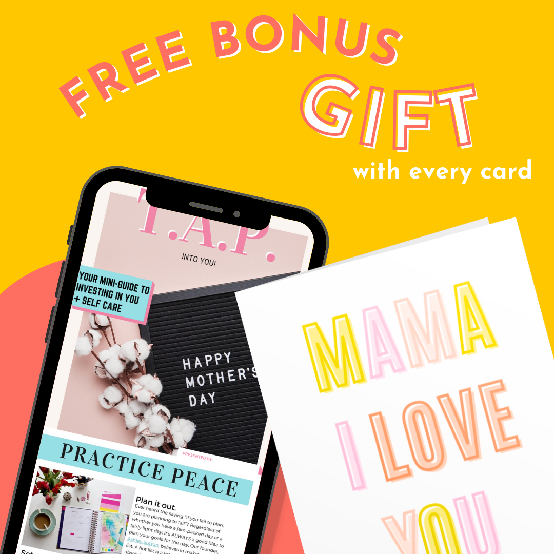 Hustle & Hope - Mama I Love You Mother's Day Card