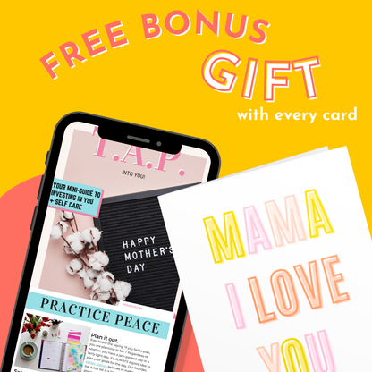 Hustle & Hope - Mama I Love You Mother's Day Card