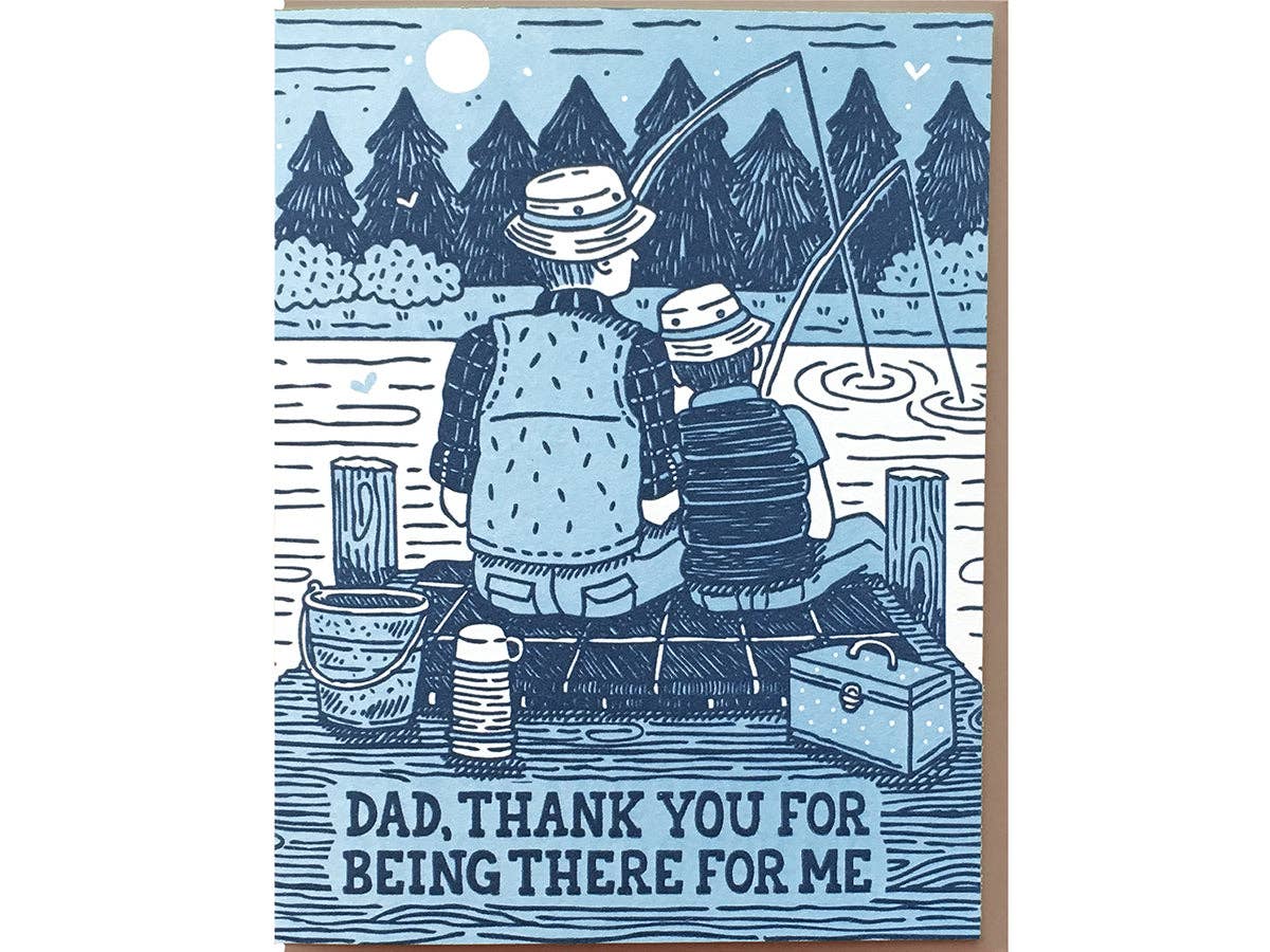 Noteworthy Paper & Press - Dad Fishing Card
