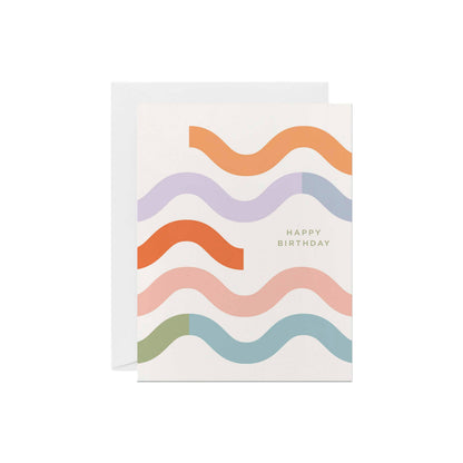 Line & Kind Paper - Birthday  - Wavy Squiggle