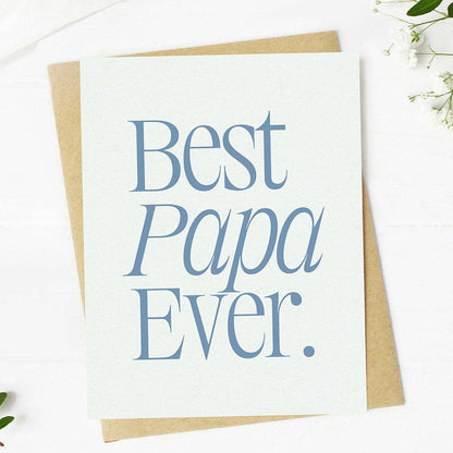 Big Moods - Best Papa Ever Father's Day Card
