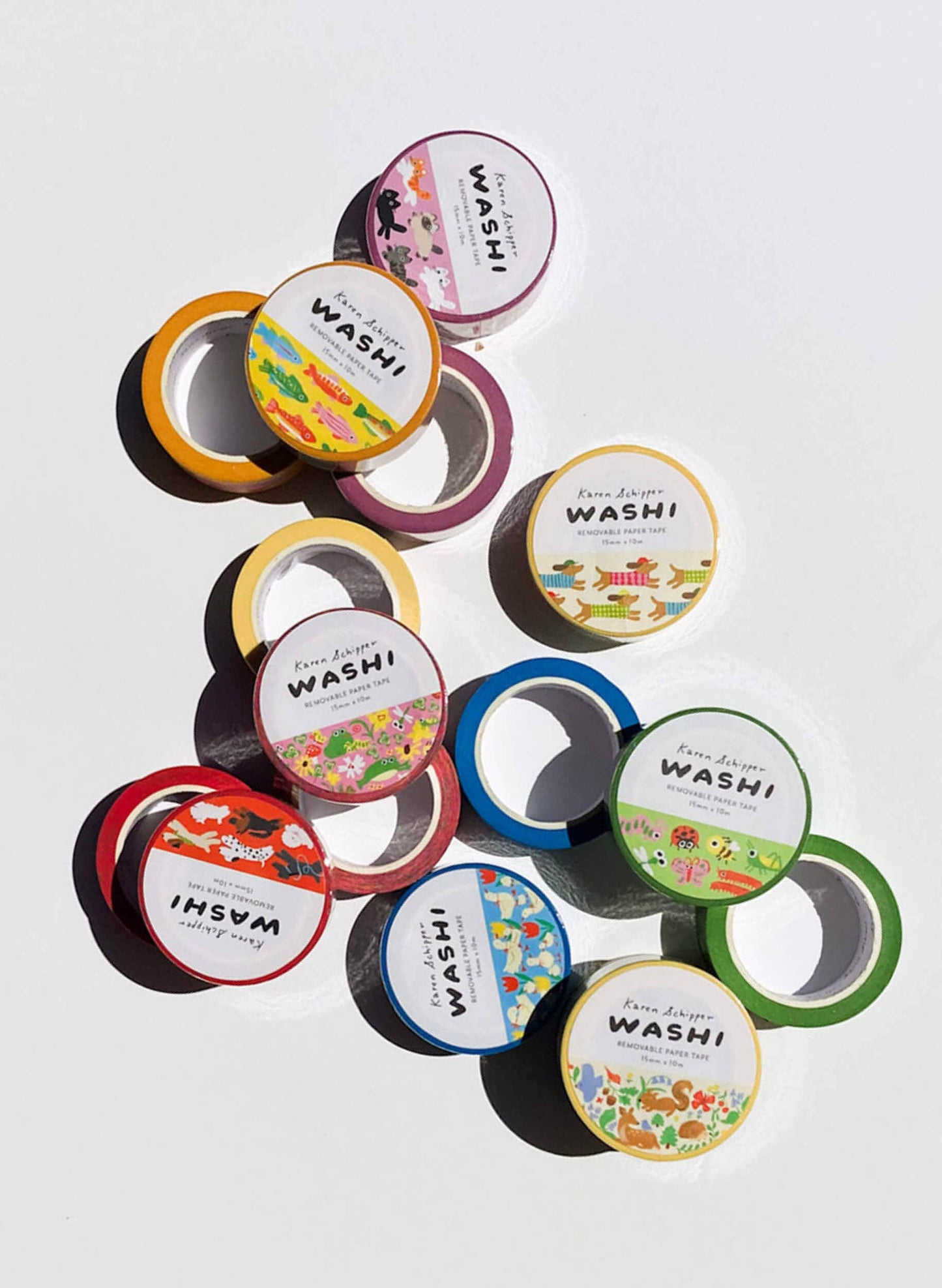 Karen Schipper - Dogs Washi Tape – Dog Craft Tape | Cute Planner Tape