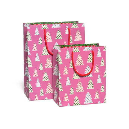 Red Cap Cards - Polka Dot Trees gift bags: Medium