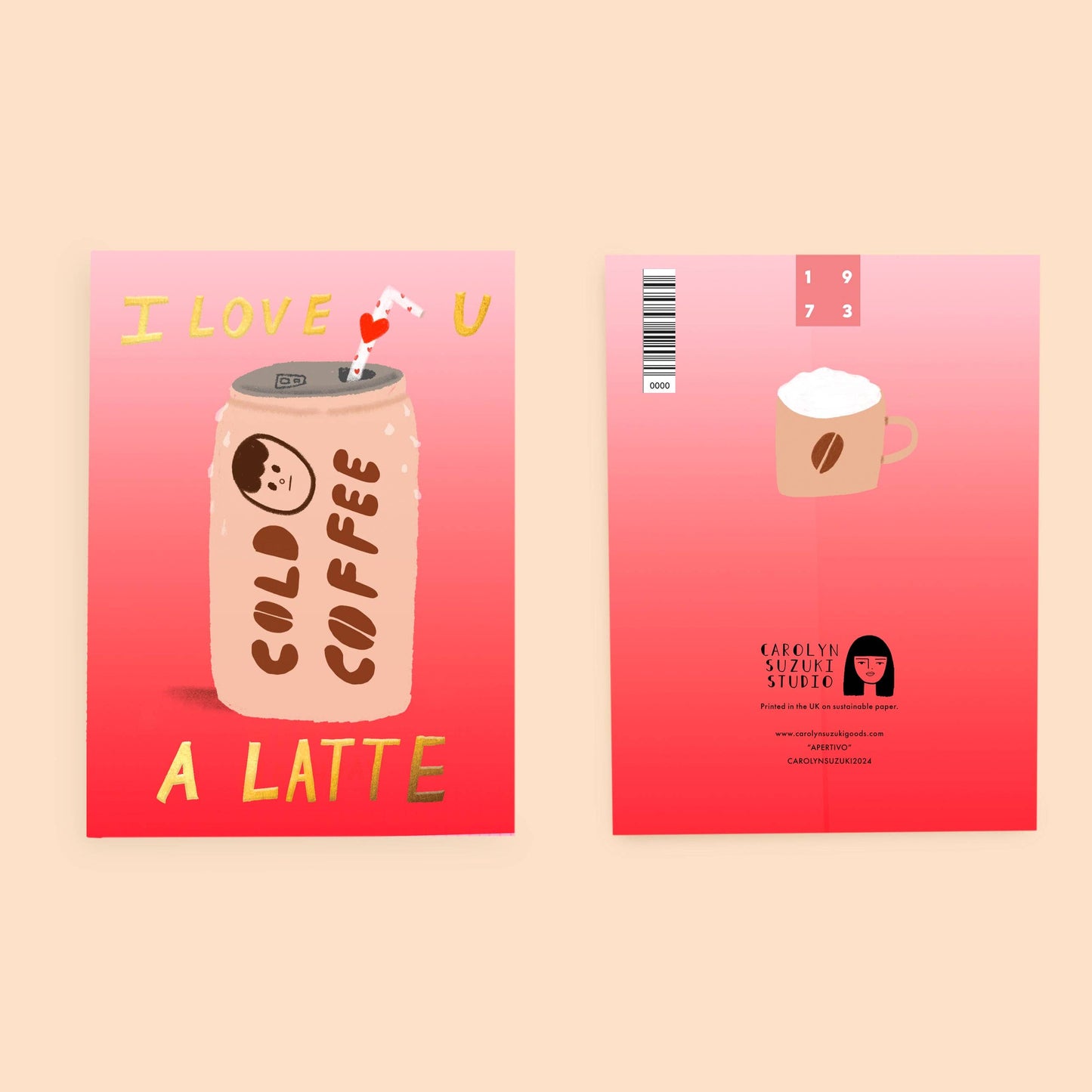 Carolyn Suzuki - COLD BREW - Love Card