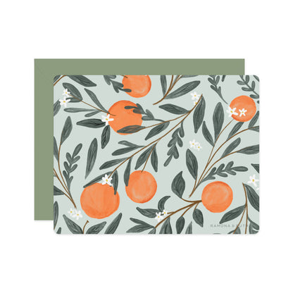 Ramona & Ruth - Orange Vine Flat Notes | Boxed Set of 6