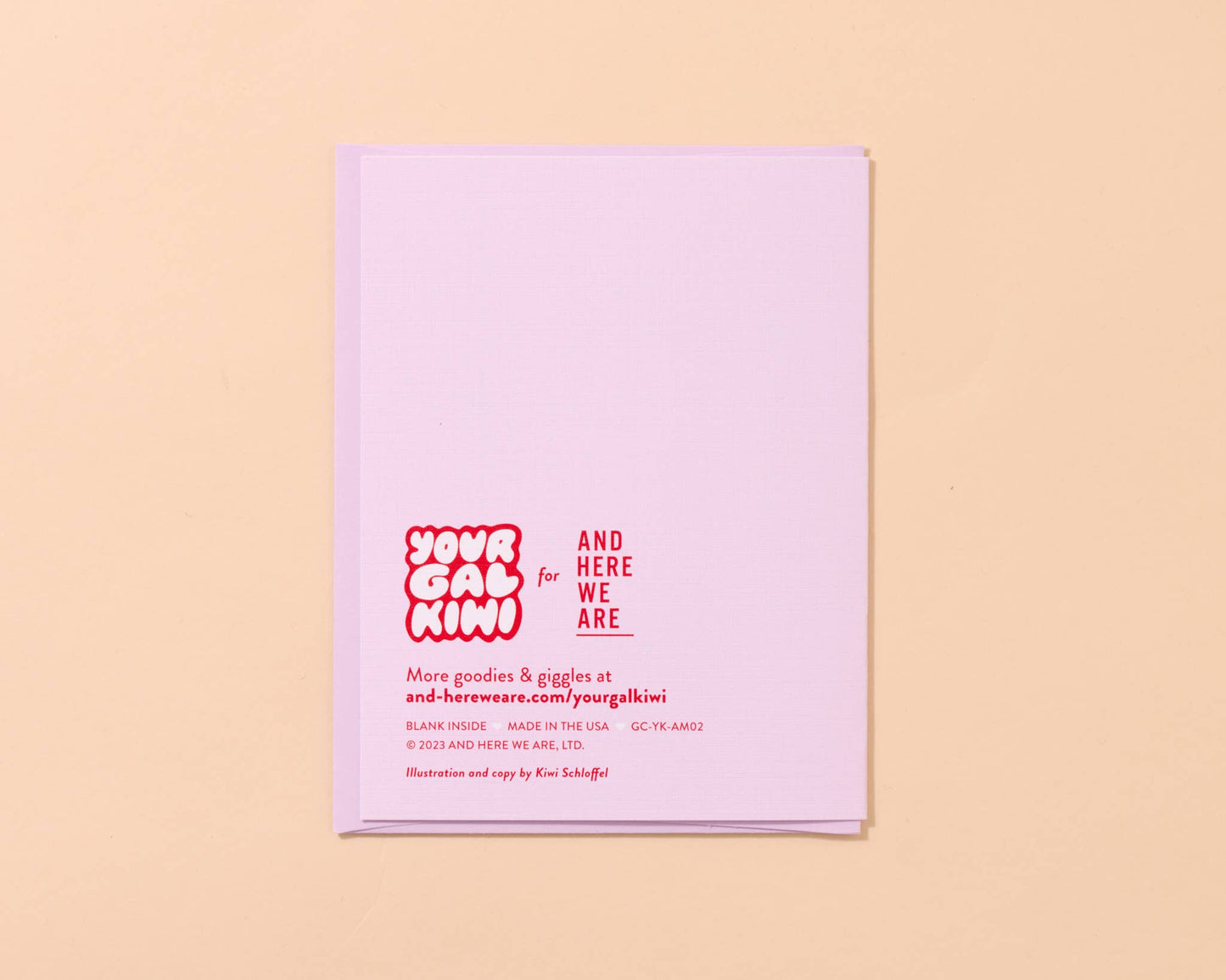 And Here We Are - Already Married!? Funny Wedding Card- Made in USA