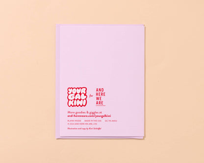 And Here We Are - Already Married!? Funny Wedding Card- Made in USA