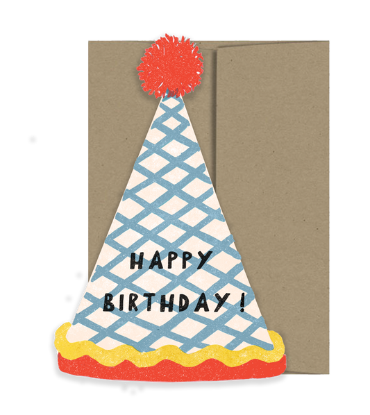 Isatopia - Birthday Hat Birthday Collection - Die Cut Card