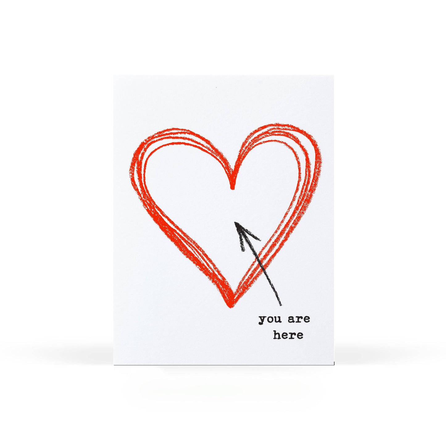 Sweet Bippy Press - You Are Here Greeting Card