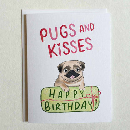 Quietude Studio - Pugs + Kisses Birthday