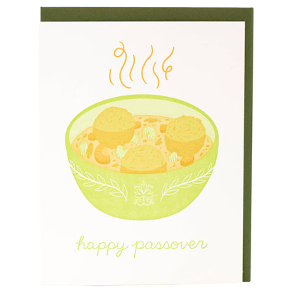 Smudge Ink - Matzo Ball Soup Passover Card