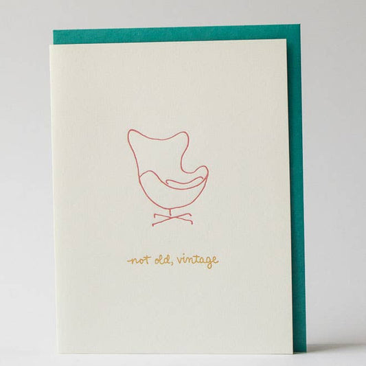Albertine Press - Not Old Vintage Greeting Card