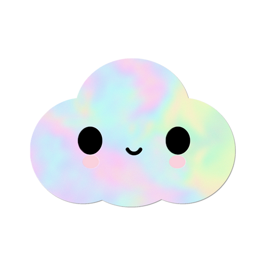 Apply Stickers - Holo Little Cloud by FriendsWithYou - Die-Cut Sticker