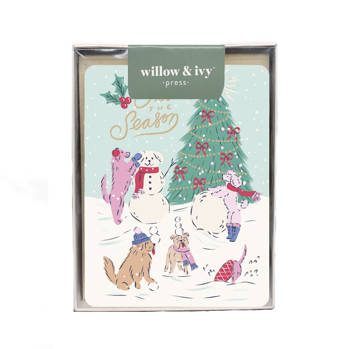 Willow & Ivy Press - 'Tis the Season Blank Holiday  Box Set of 8