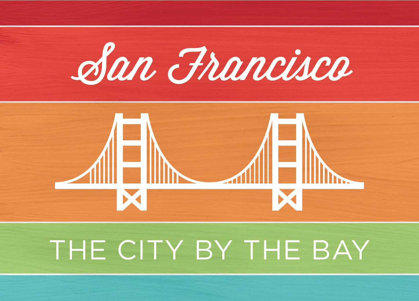 THE FOUND - San Francisco City by the Bay Card (4 bar)