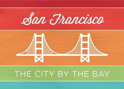 THE FOUND - San Francisco City by the Bay Card (4 bar)