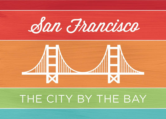 THE FOUND - San Francisco City by the Bay Card (4 bar)