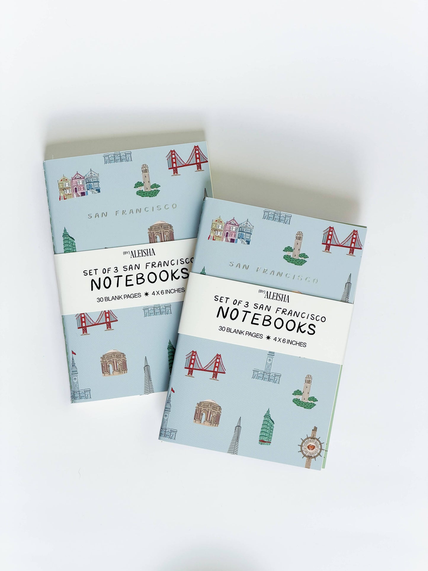 By Aleisha - San Francisco Landmark Notebooks (Set of 3)