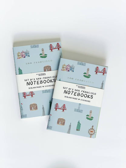 By Aleisha - San Francisco Landmark Notebooks (Set of 3)