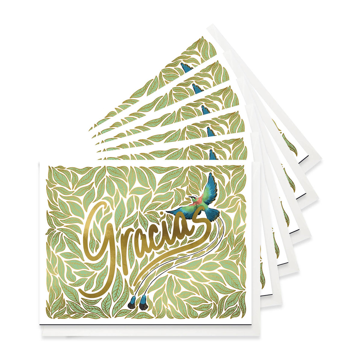 Good Juju Ink - Gracias Bird card