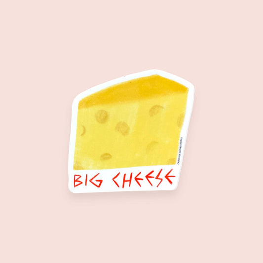 Carolyn Suzuki - Big Cheese - Die Cut Sticker