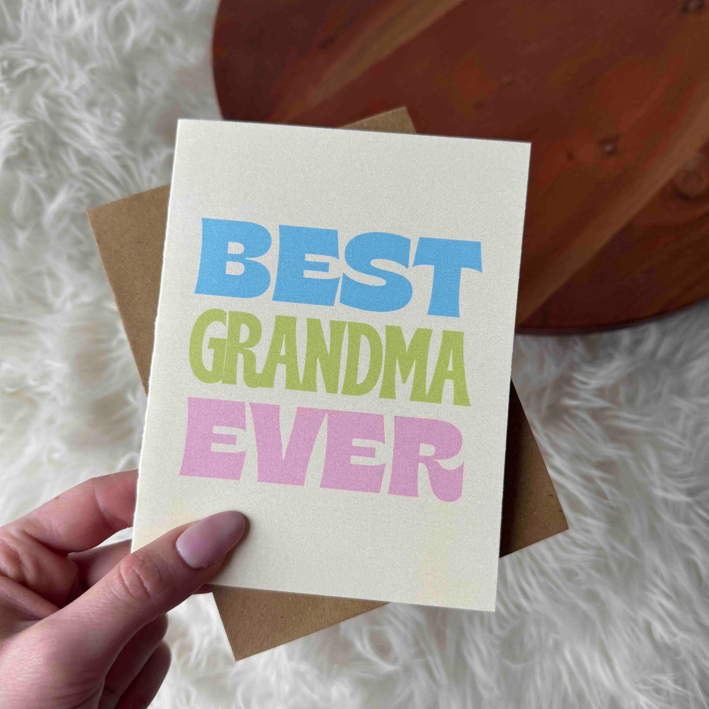 Big Moods - Best Grandma Ever Greeting Card