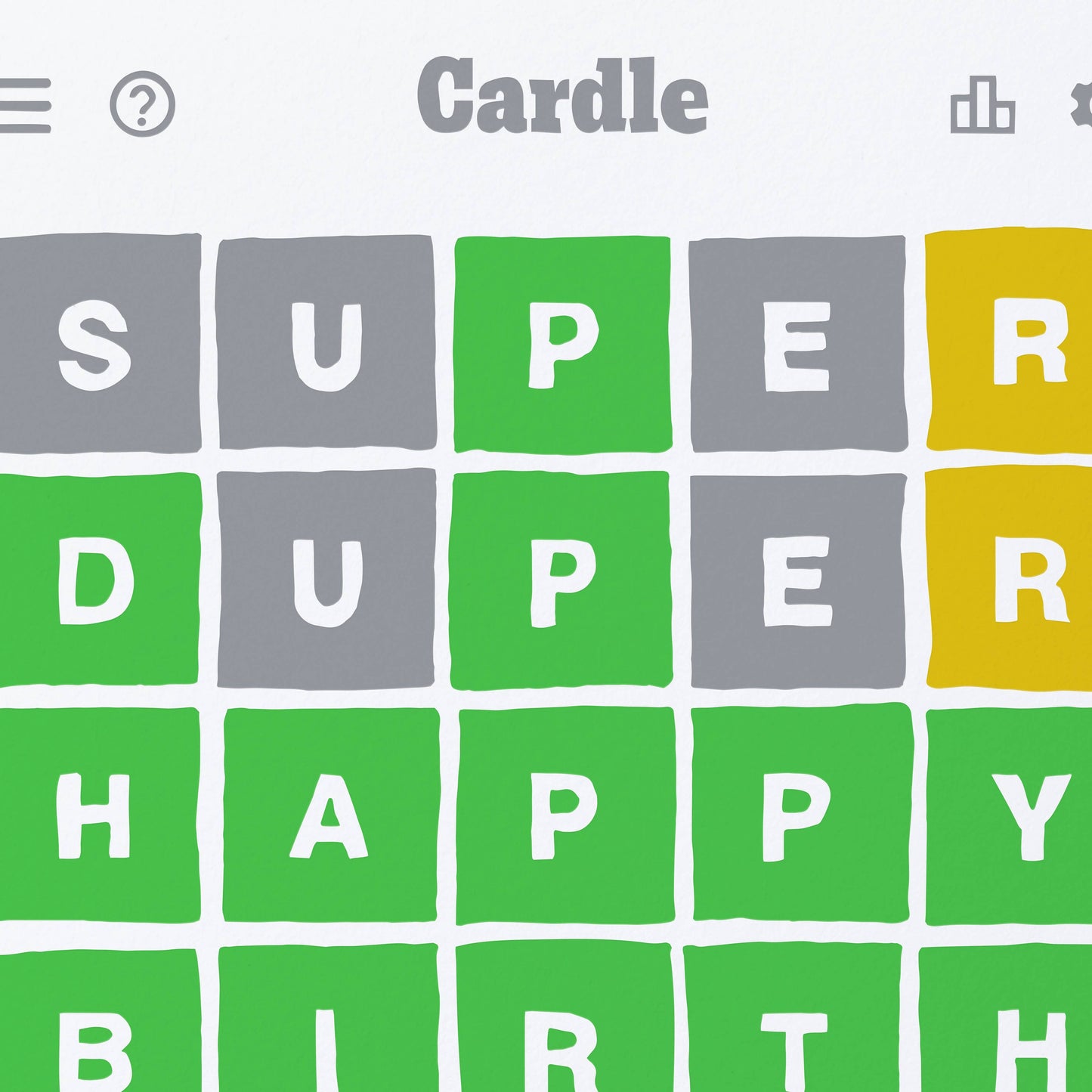Sweet Bippy Press - Birthday Cardle Greeting Card