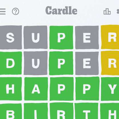 Sweet Bippy Press - Birthday Cardle Greeting Card