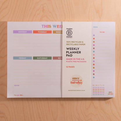 Good Tuesday - A4 Weekly Planner Pad with Habit Tracker | You Got This