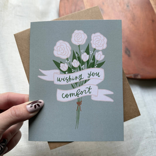 Big Moods - "Wishing you comfort" Sympathy Card
