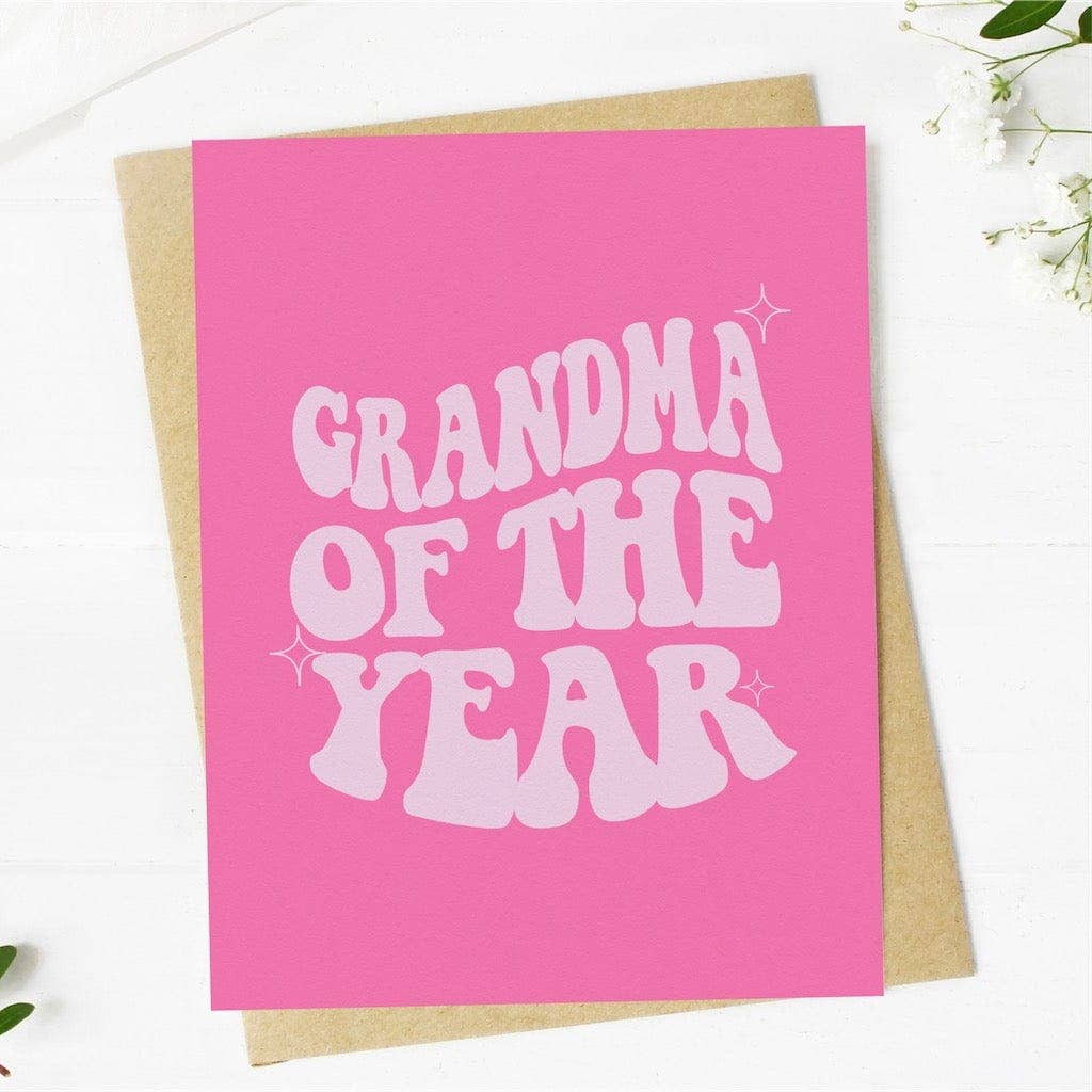 Big Moods - "Grandma of the year" Greeting Card