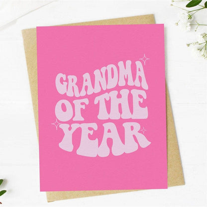 Big Moods - "Grandma of the year" Greeting Card
