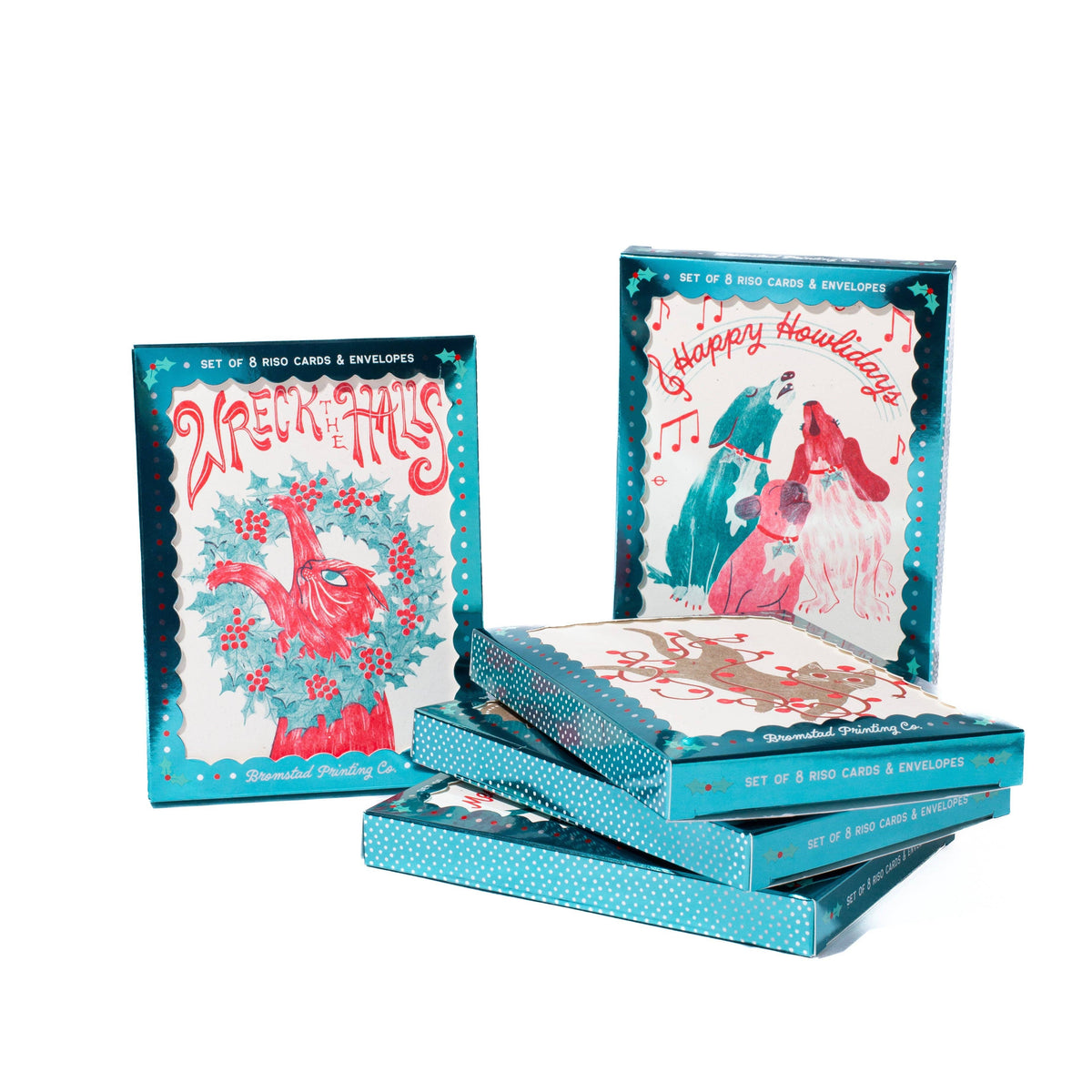 Bromstad Printing Co. - Wreck The Halls Greeting Card
