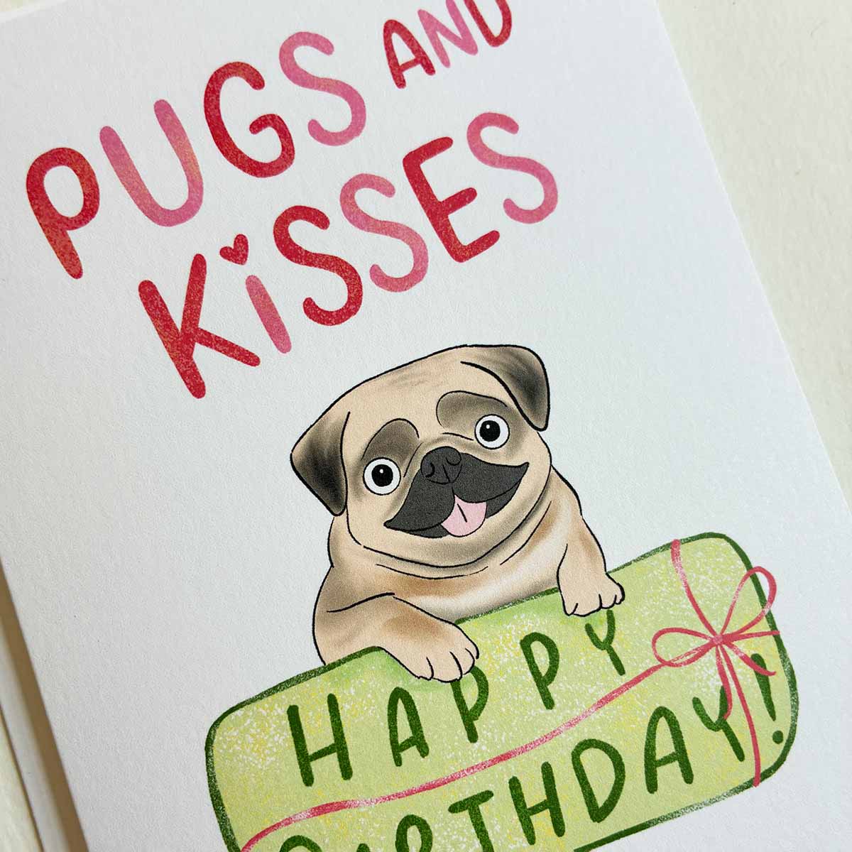 Quietude Studio - Pugs + Kisses Birthday