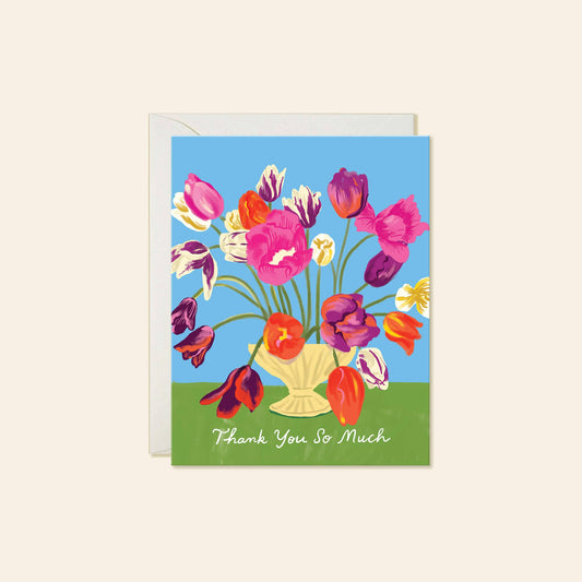 Karen Schipper - Thank You Tulip – Spring Floral Thank You Card
