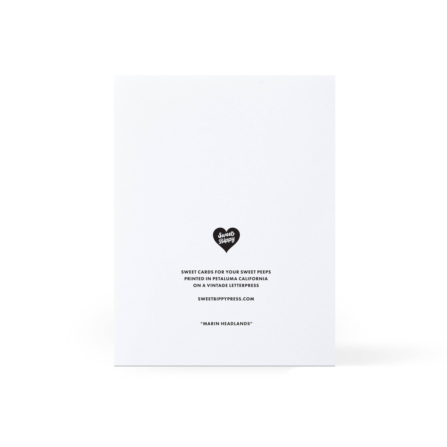 Sweet Bippy Press - Marin Headlands Greeting Card