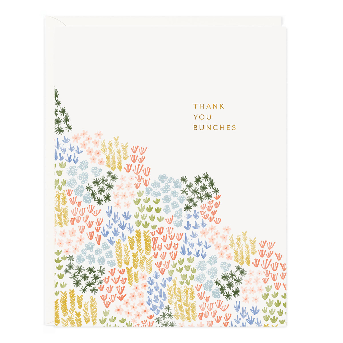 Ramona & Ruth - Thank You Bunches Wildflower Meadow Greeting Card: Boxed Set of 6
