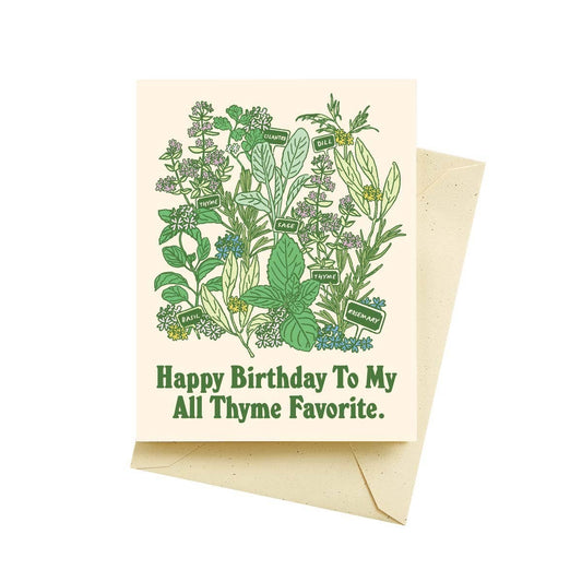 Seltzer Goods - All Thyme Birthday Cards