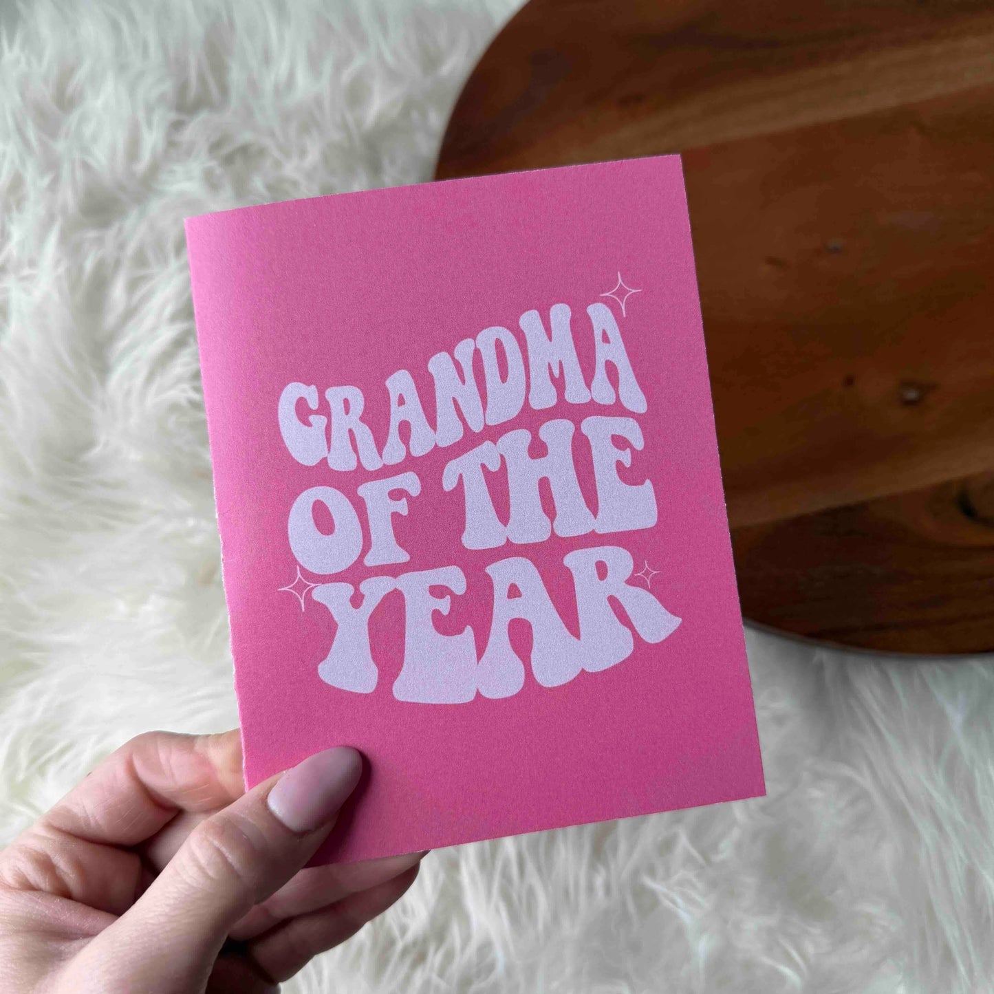 Big Moods - "Grandma of the year" Greeting Card