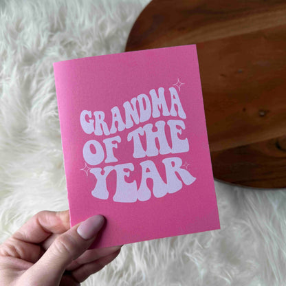 Big Moods - "Grandma of the year" Greeting Card
