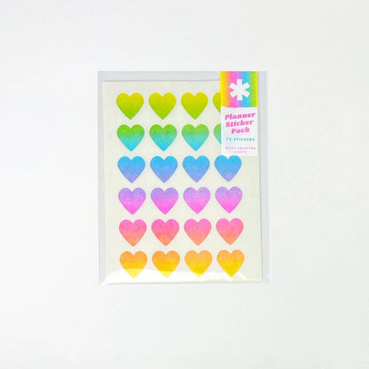 Next Chapter Studio - Sticker Pack - Rainbow Shapes: No Hanger / Hearts