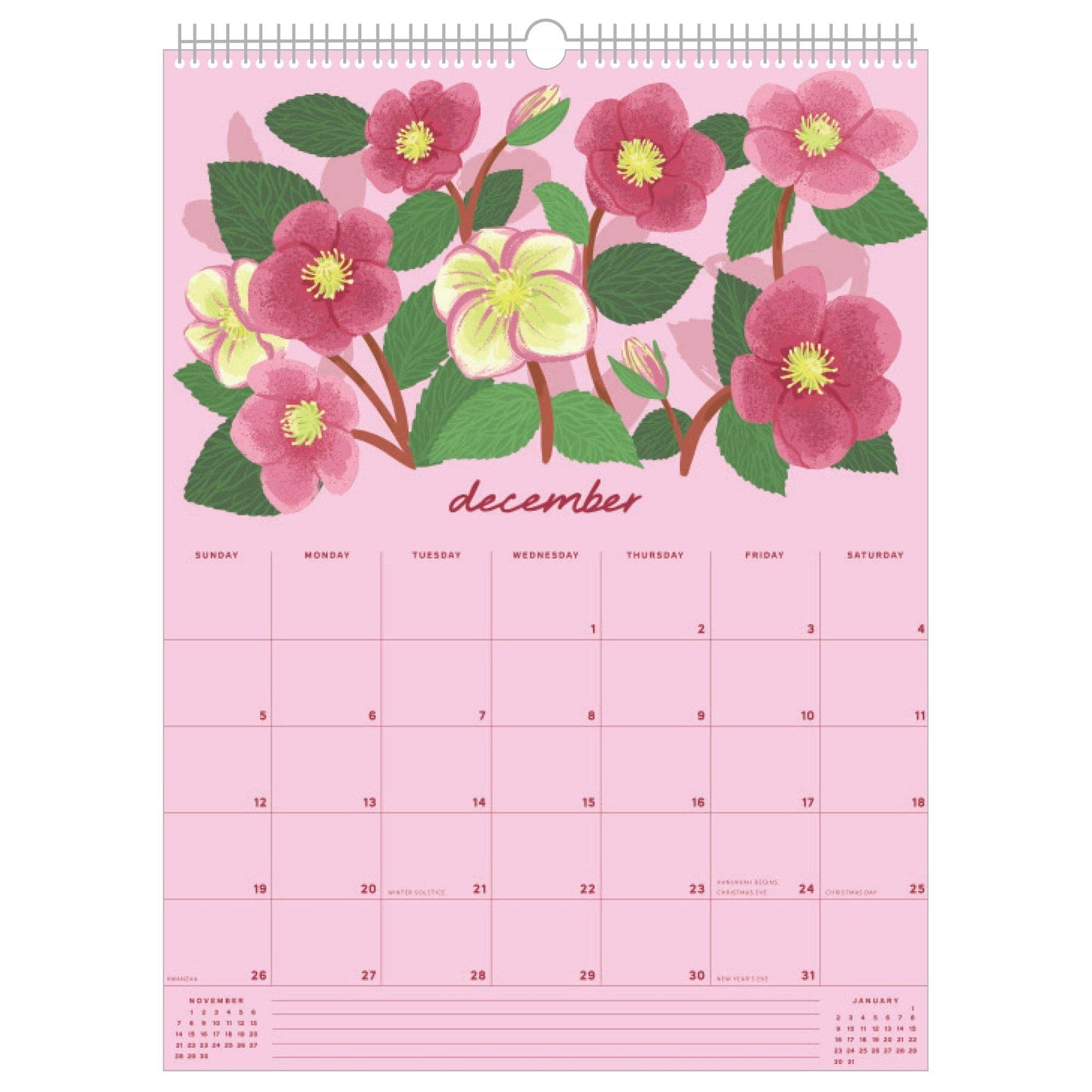 Smudge Ink - 2027 Walk in the Garden Wall Calendar